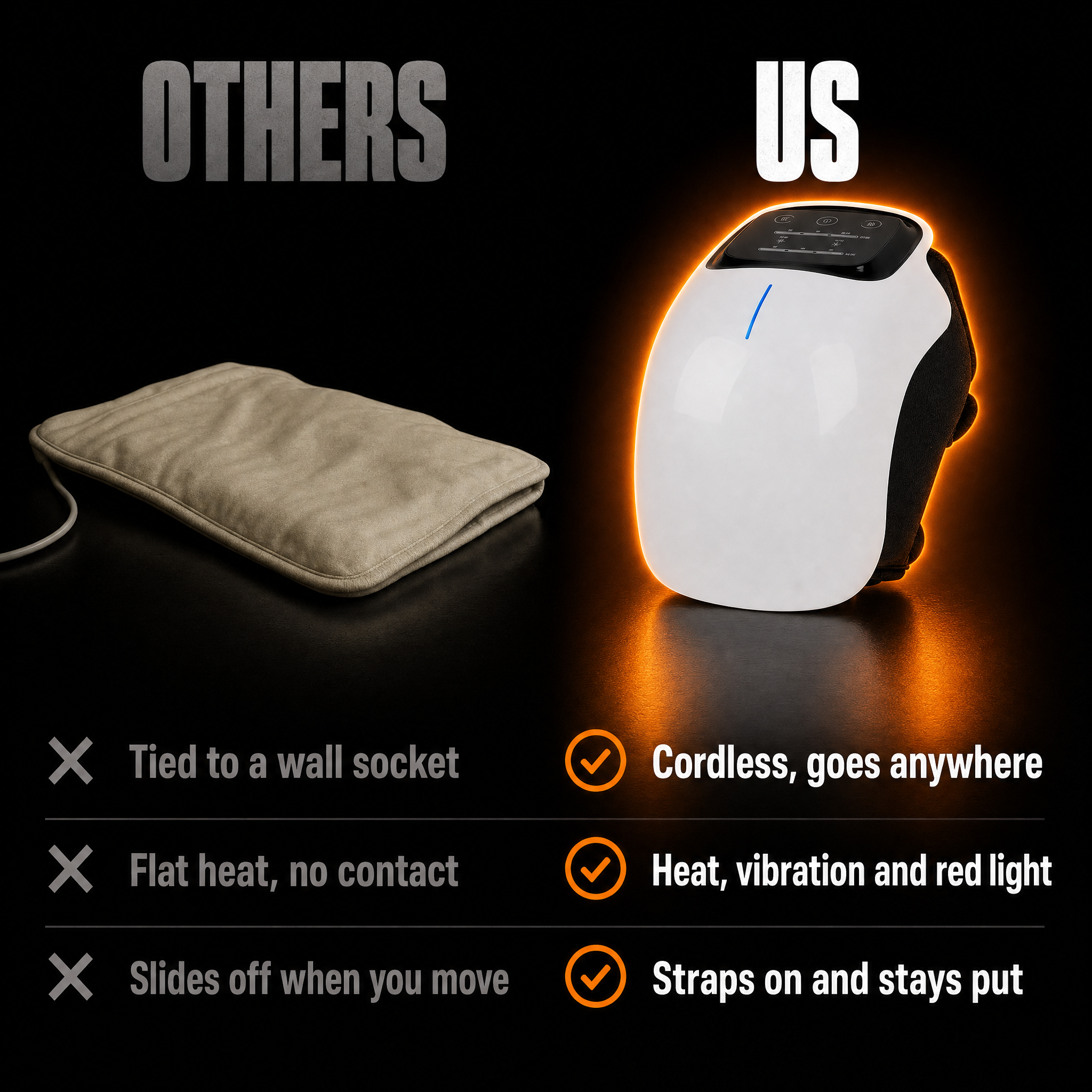 Kintex versus a plug-in heating pad