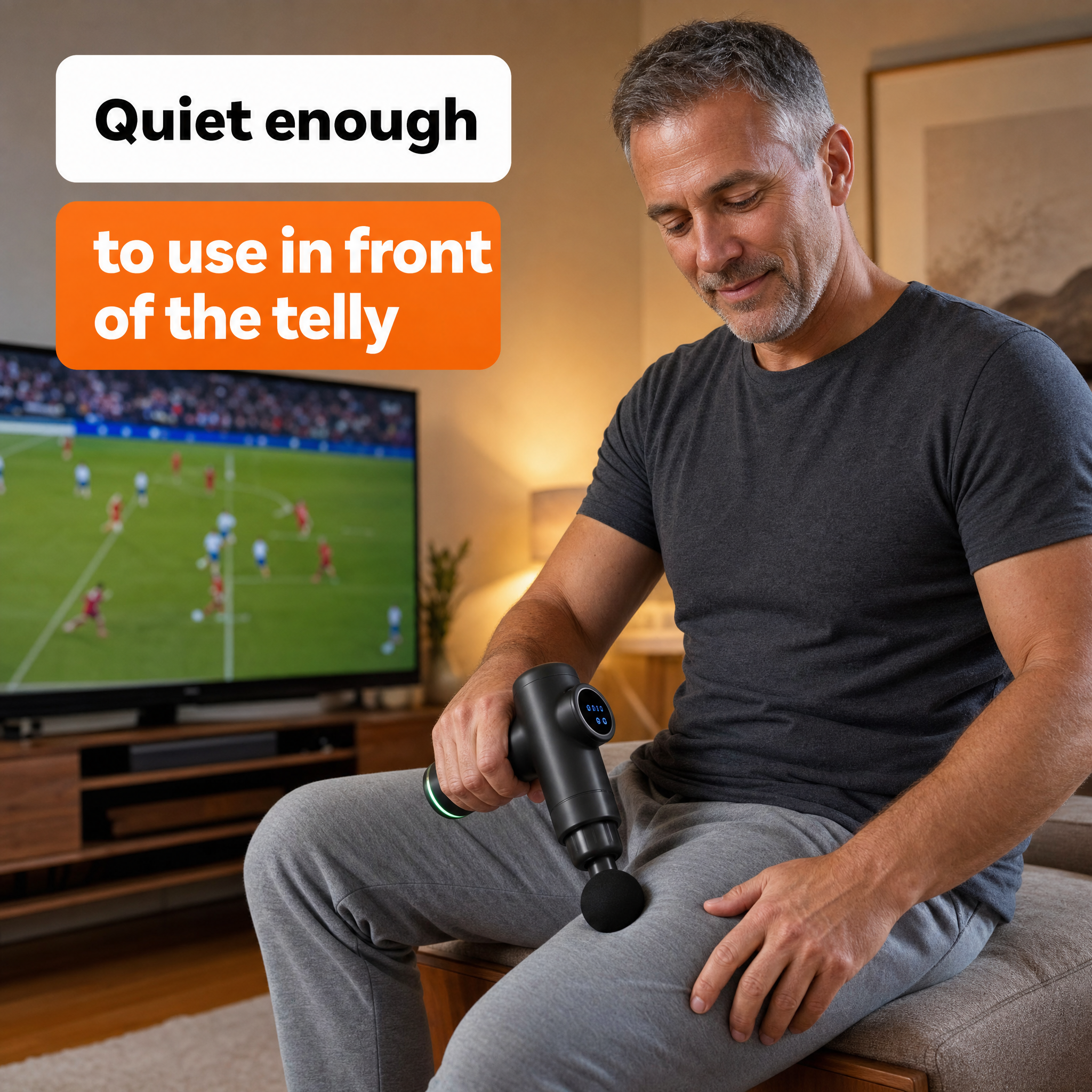 Quiet enough to use in front of the telly