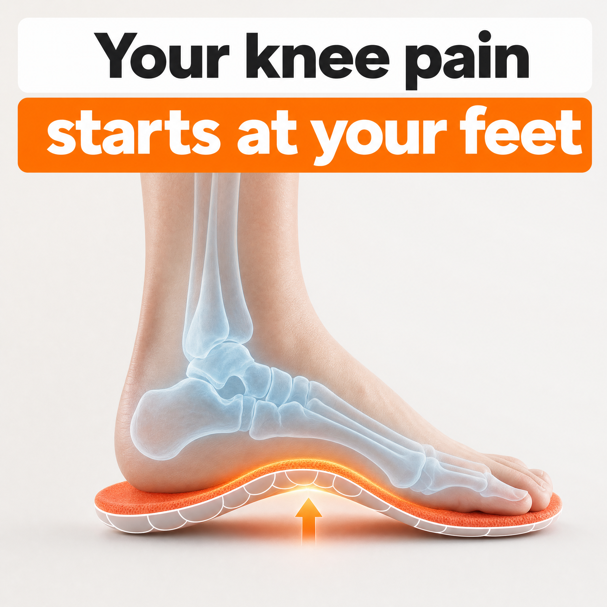 Your knee pain starts at your feet