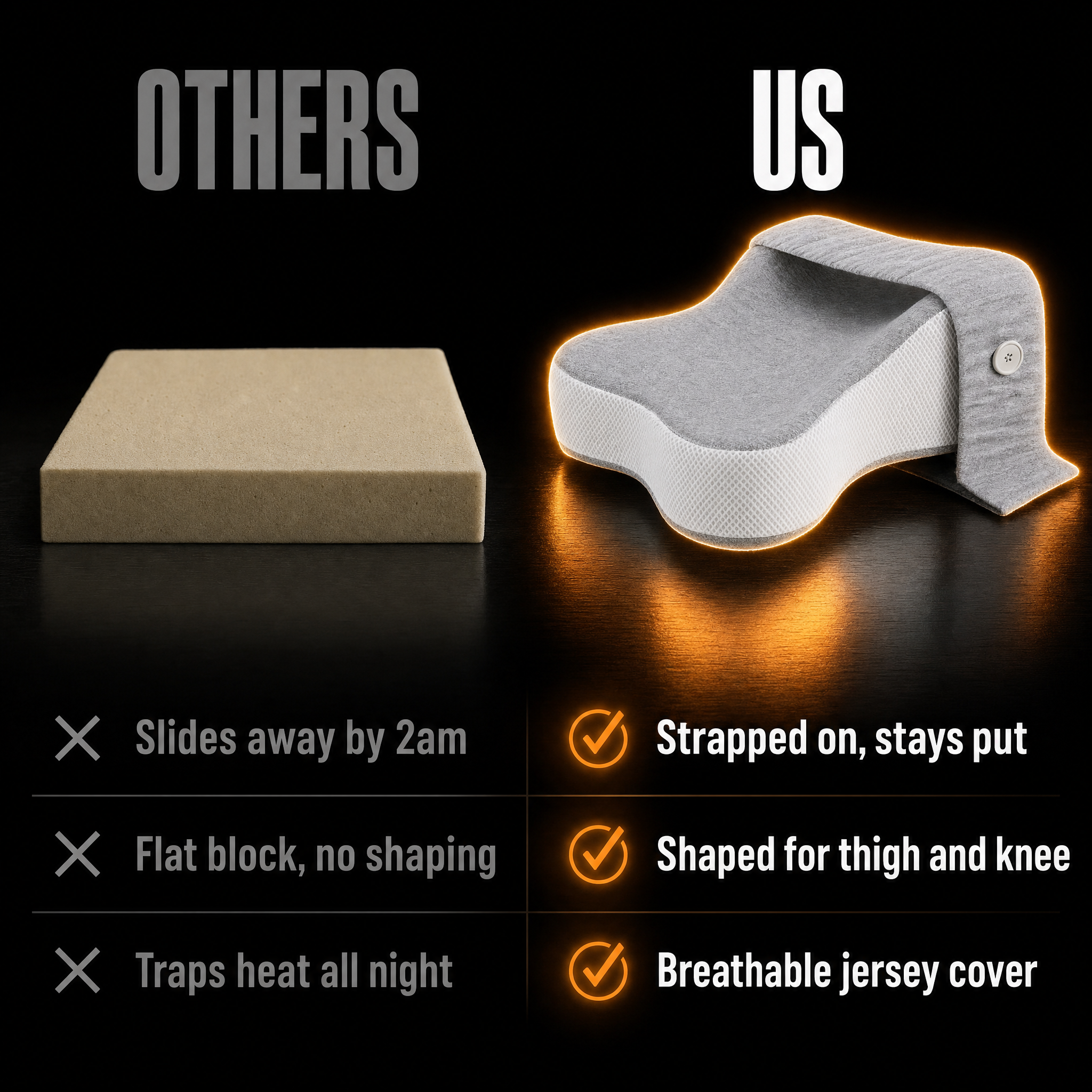 Kintex versus a plain foam block