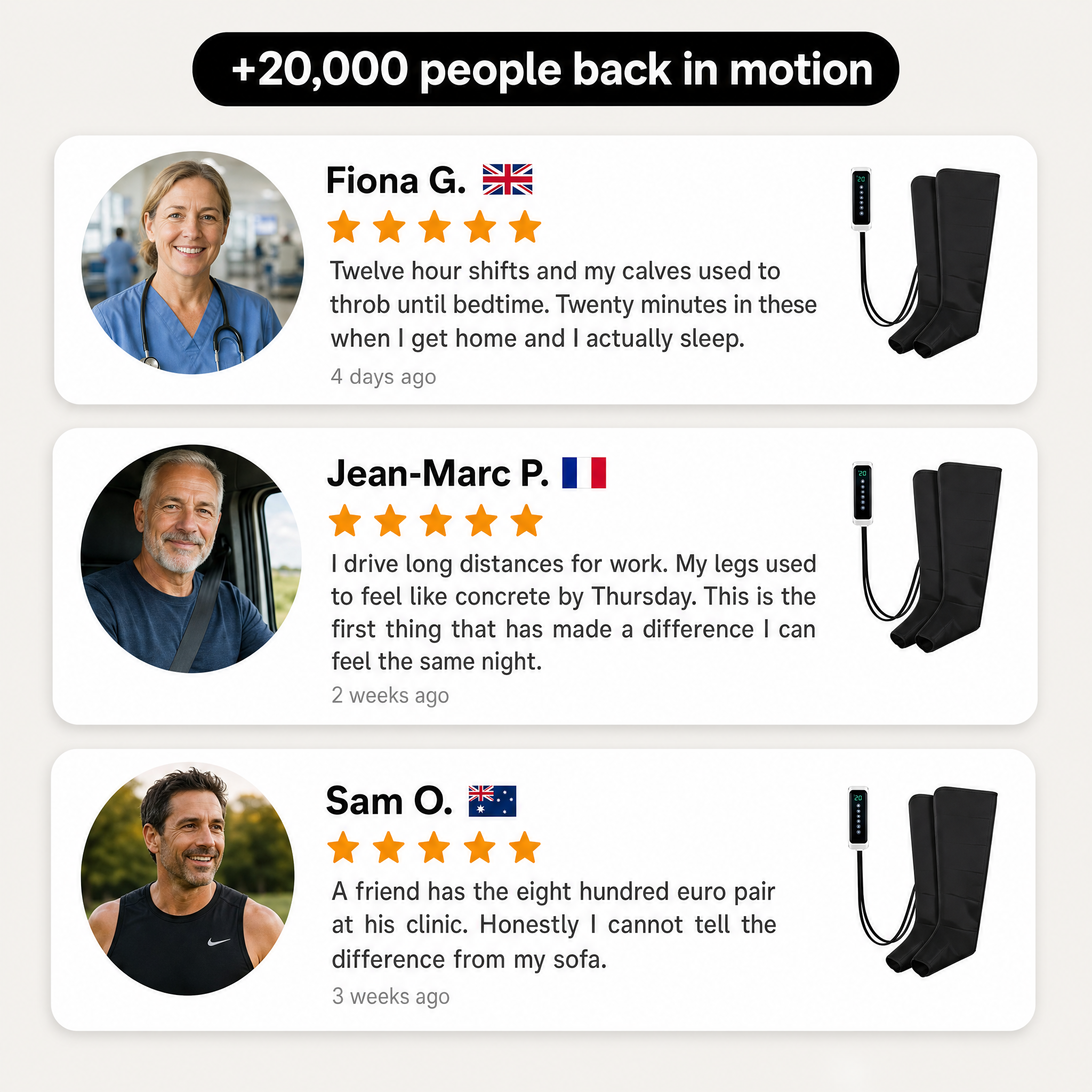 Customer reviews